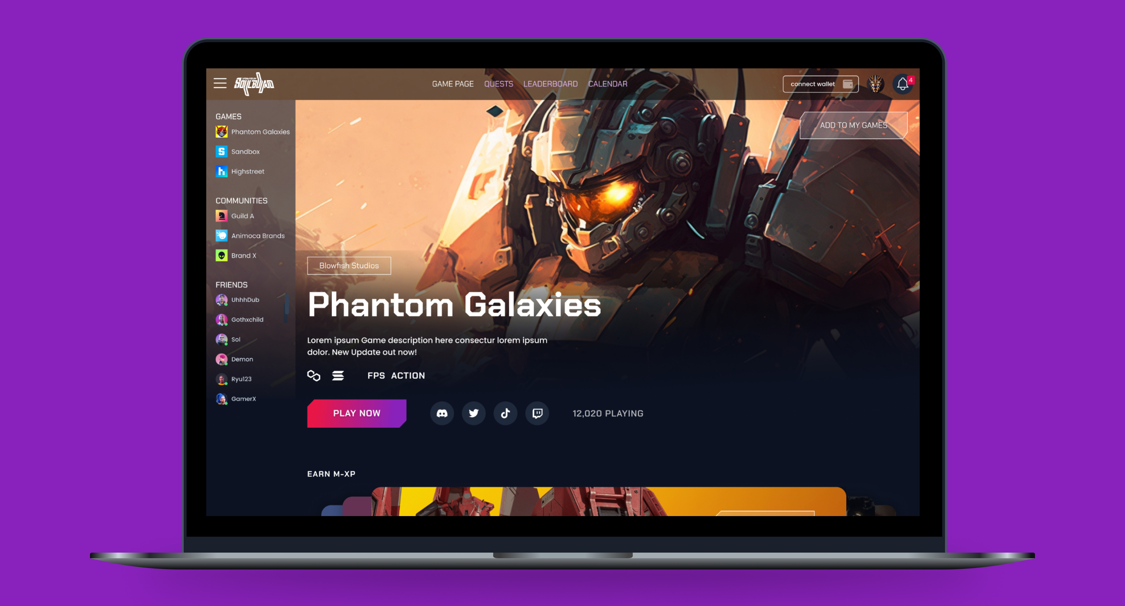 0-1 design system for a web3 gaming community